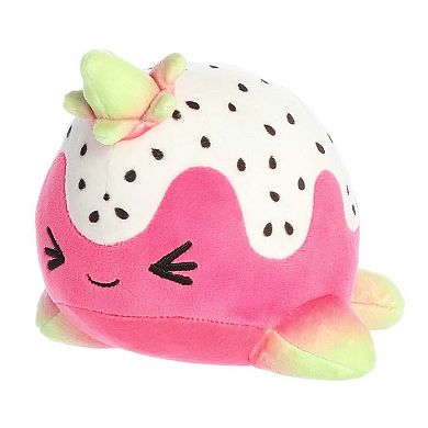 Aurora Small Pink Tasty Peach 7" Dragon Fruit Nomwhal Enchanting Stuffed Animal