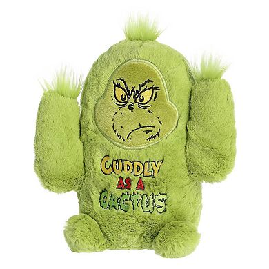 Aurora Medium Green Dr. Seuss 10" Prickly Grinch Whimsical Stuffed Animal