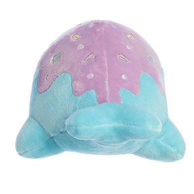 Aurora Small Blue Tasty Peach 7" Birthday Cake Nomwhal Enchanting Stuffed Animal