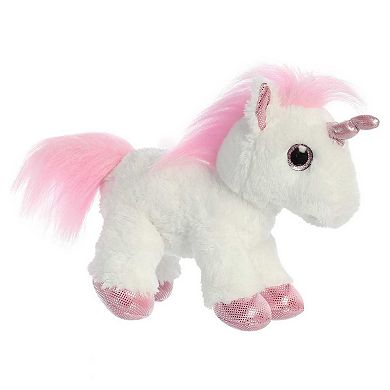 Aurora Medium White Sparkle Tales 12" Pink Unicorn Enchanting Stuffed Animal