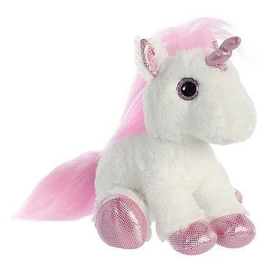 Aurora Medium White Sparkle Tales 12" Pink Unicorn Enchanting Stuffed Animal