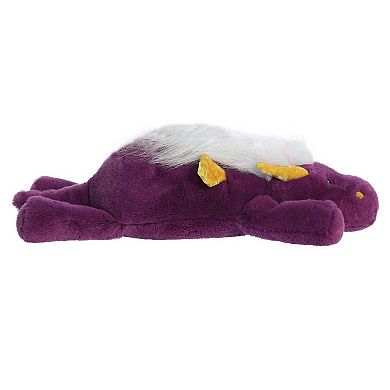 Aurora Large Purple Snoozles 17" Purple Dragon Laid-back Stuffed Animal