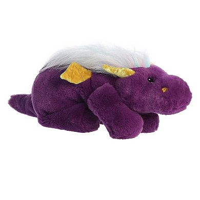 Aurora Large Purple Snoozles 17" Purple Dragon Laid-back Stuffed Animal