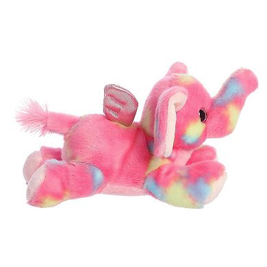 Aurora Small Pink Bright Fancies 7" Candyapple Elephant Vibrant Stuffed Animal