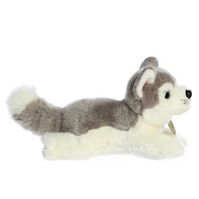 Aurora Small Gray Miyoni 8" Husky Adorable Stuffed Animal