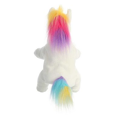 Aurora Medium Multi-color Hand Puppet 12" Unicorn Interactive Stuffed Animal