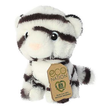 Aurora Mini White Eco Nation 5" White Tiger Eco-friendly Stuffed Animal