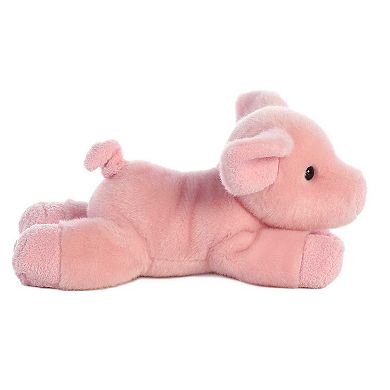 Aurora Small Pink Mini Flopsie 8" Pickles Piglet Adorable Stuffed Animal