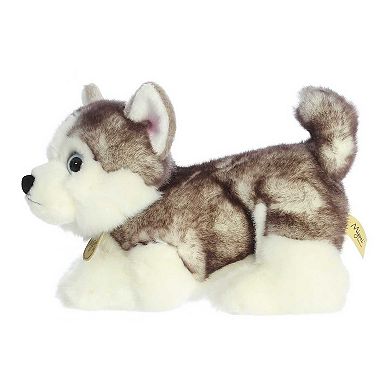 Aurora Medium Gray Miyoni Tots 10" Siberian Husky Pup Adorable Stuffed Animal