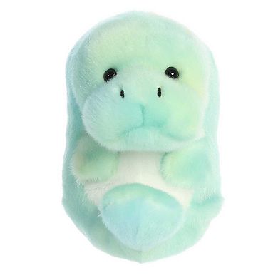 Aurora Mini Green Rolly Pet 5" Myrtle Manatee Round Stuffed Animal