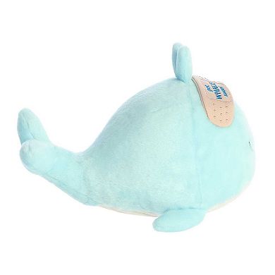 Aurora Medium Blue Just Sayin' 11" Get Whale Soon Witty Stuffed Animal