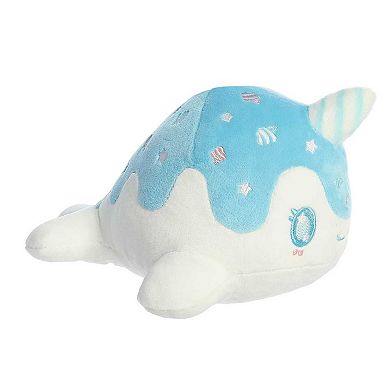 Aurora Small Blue Tasty Peach 7" Blue Raspberry Nomwhal Enchanting Stuffed Animal