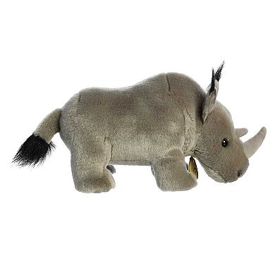 Aurora Medium Gray Miyoni 10" Rhinoceros Adorable Stuffed Animal