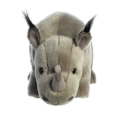 Aurora Medium Gray Miyoni 10" Rhinoceros Adorable Stuffed Animal