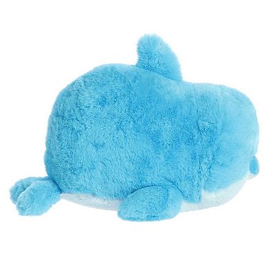 Aurora Medium Blue Spudsters 10" Dilly Dolphin Adorable Stuffed Animal