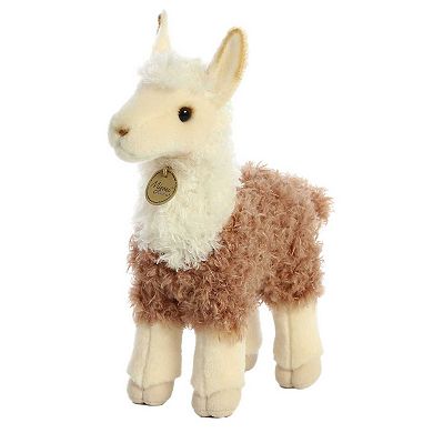 Aurora Medium Brown Miyoni 12" Llama 2 Tone Adorable Stuffed Animal