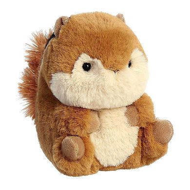 Aurora Mini Brown Rolly Pet 5" Romper Chipmunk Round Stuffed Animal