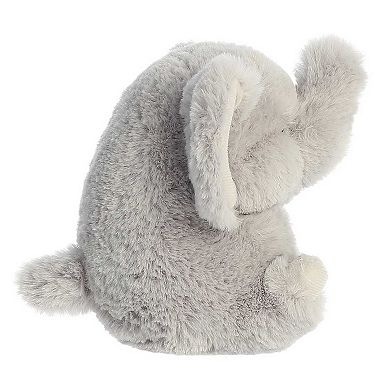 Aurora Mini Gray Rolly Pet 5" Trumpeter Elephant Round Stuffed Animal