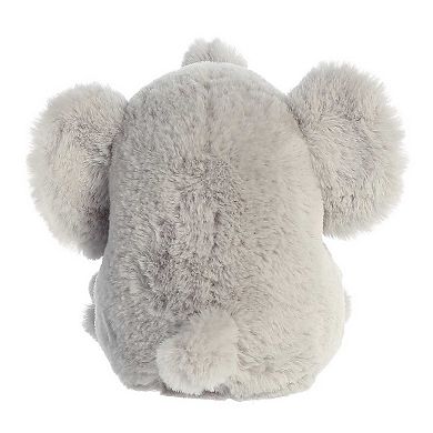 Aurora Mini Gray Rolly Pet 5" Trumpeter Elephant Round Stuffed Animal