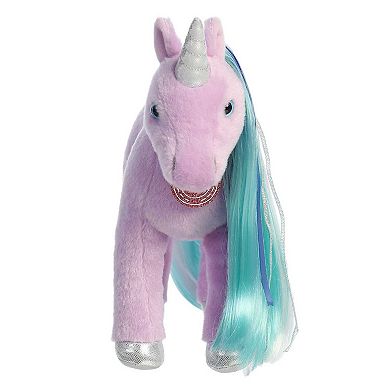 Aurora Medium Purple Breyer 12" Twilight Unicorn Exquisite Stuffed Animal