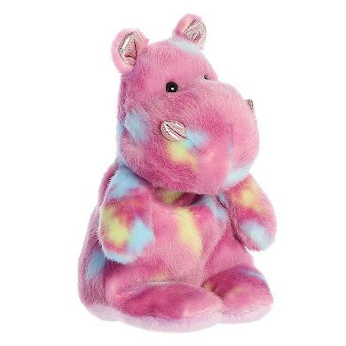 Aurora Small Purple Jammies 8" Lingonberry Hippo Vibrant Stuffed Animal