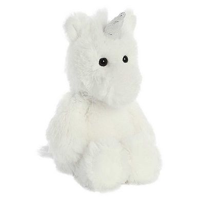 Aurora Small White Cuddly Friends 8" Unicorn Playful Stuffed Animal