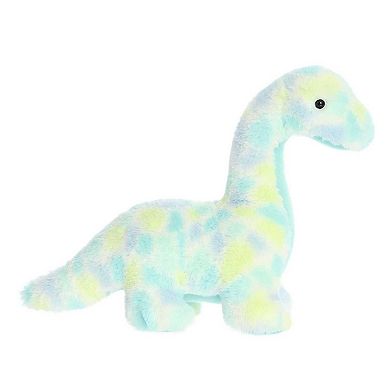 Aurora Medium Blue Dinos & Dragons Watercolor Dinos 11.5" Brachio Blue Ferocious Stuffed Animal