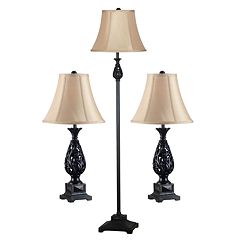 3-pc. Prescott Lamp Set by