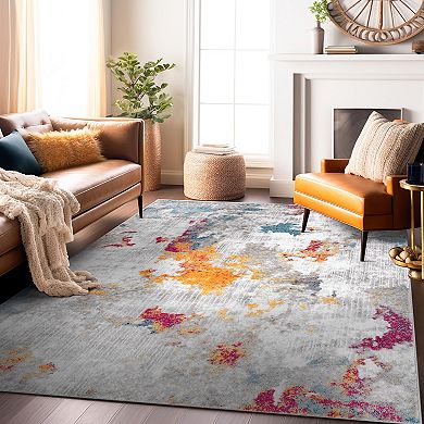 World Rug Gallery Contemporary Abstract Elegance Area Rug