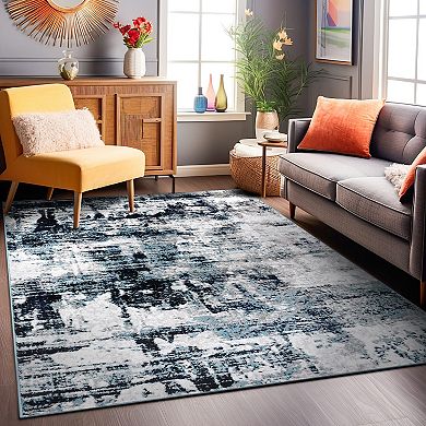 World Rug Gallery Modern Abstract Reflections Area Rug
