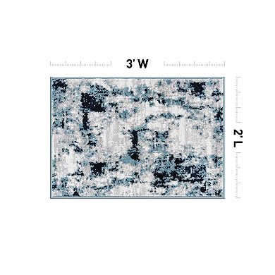 World Rug Gallery Contemporary Chic Abstract Design Area Rug