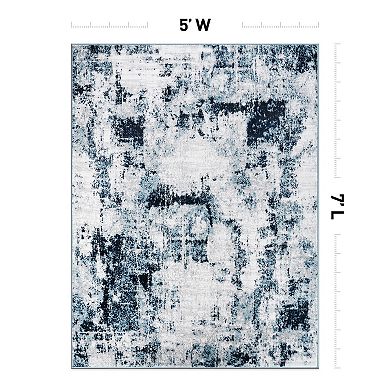 World Rug Gallery Contemporary Chic Abstract Design Area Rug