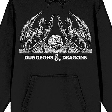 Men's Dungeons & Dragons Dice Graphic Hoodie