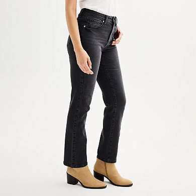 Petite Sonoma Goods For Life® High Rise Straight Jeans