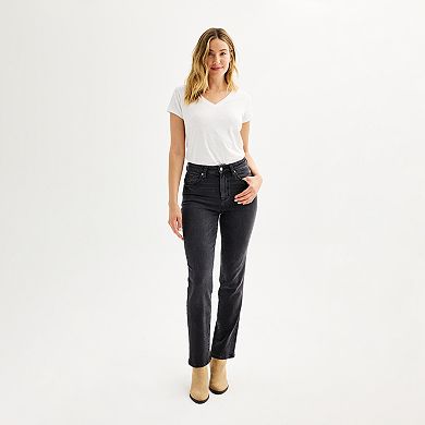 Petite Sonoma Goods For Life® High Rise Straight Jeans