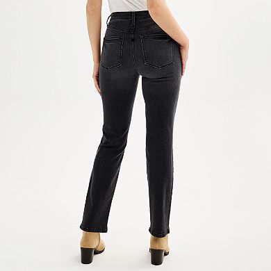 Petite Sonoma Goods For Life® High Rise Straight Jeans