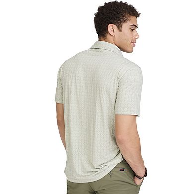Men's Short Sleeve Jersey Button Front Shirt