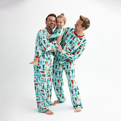 Kids 4-14 Jammies For Your Families?? Trees Top & Bottoms Pajama Set