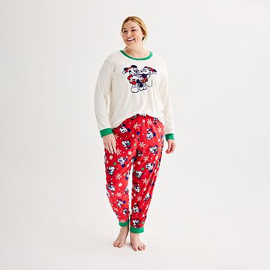 Disney's Minnie Mouse Plus Size Pajama Top & Pajama Bottoms Set by Jammies For Your Families®