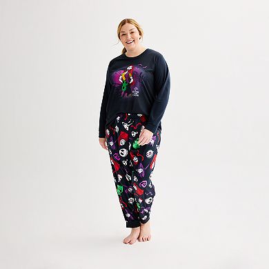 Disney's The Nightmare Before Christmas Plus Size Pajama Top & Pajama Bottoms Set by Jammies For Your Families®