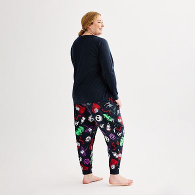 Disney's The Nightmare Before Christmas Plus Size Pajama Top & Pajama Bottoms Set by Jammies For Your Families®