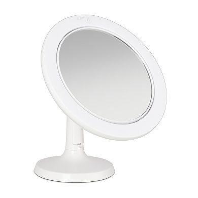 Zadro Hudson Suction Cup Lighted Makeup Mirror with Magnification