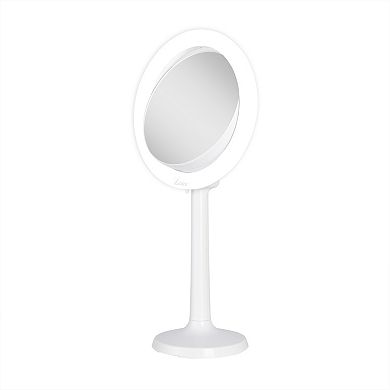 Zadro Hudson Suction Cup Lighted Makeup Mirror with Magnification