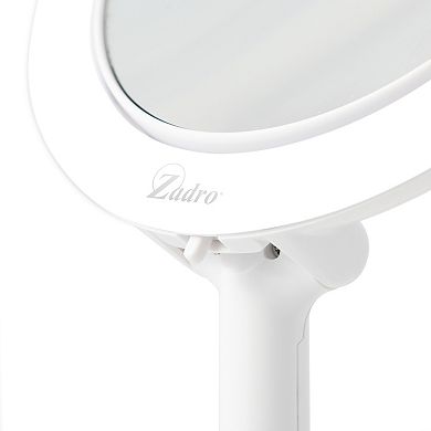 Zadro Hudson Suction Cup Lighted Makeup Mirror with Magnification