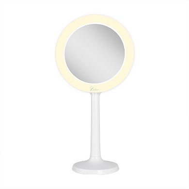 Zadro Hudson Suction Cup Lighted Makeup Mirror with Magnification