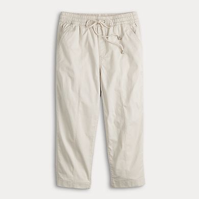 Women's Croft & Barrow® Utility Pull-On Capri Pants