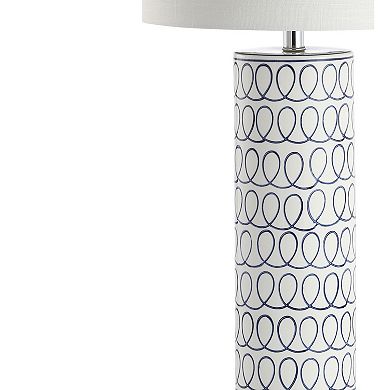 Loop Ceramic Modern Column Led Table Lamp