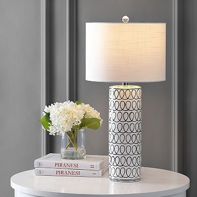 Loop Ceramic Modern Column Led Table Lamp