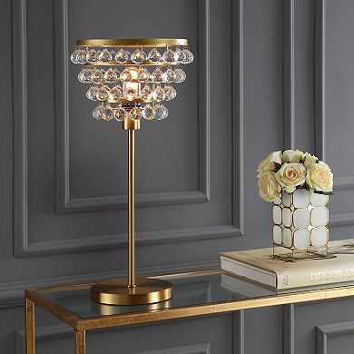 Buckingham Crystal/metal Table Lamp