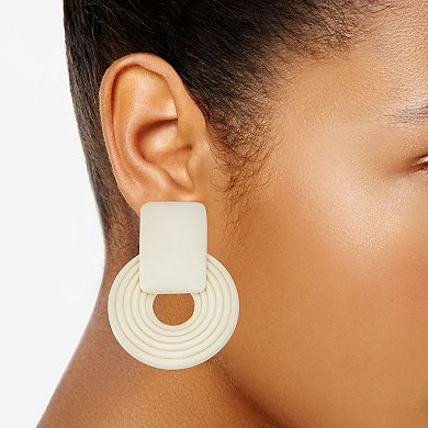 Sonoma Goods For Life® Modern Wood Stud Earrings